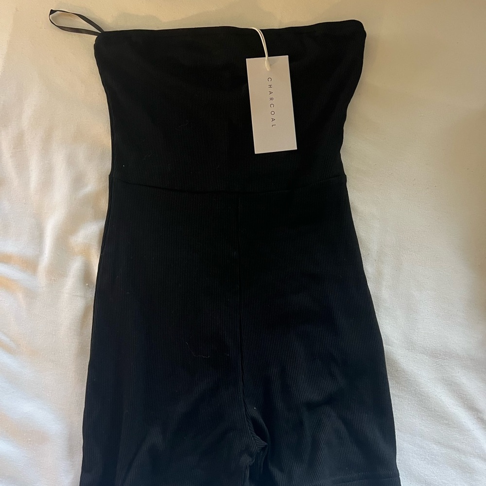 Charcoal black one piece